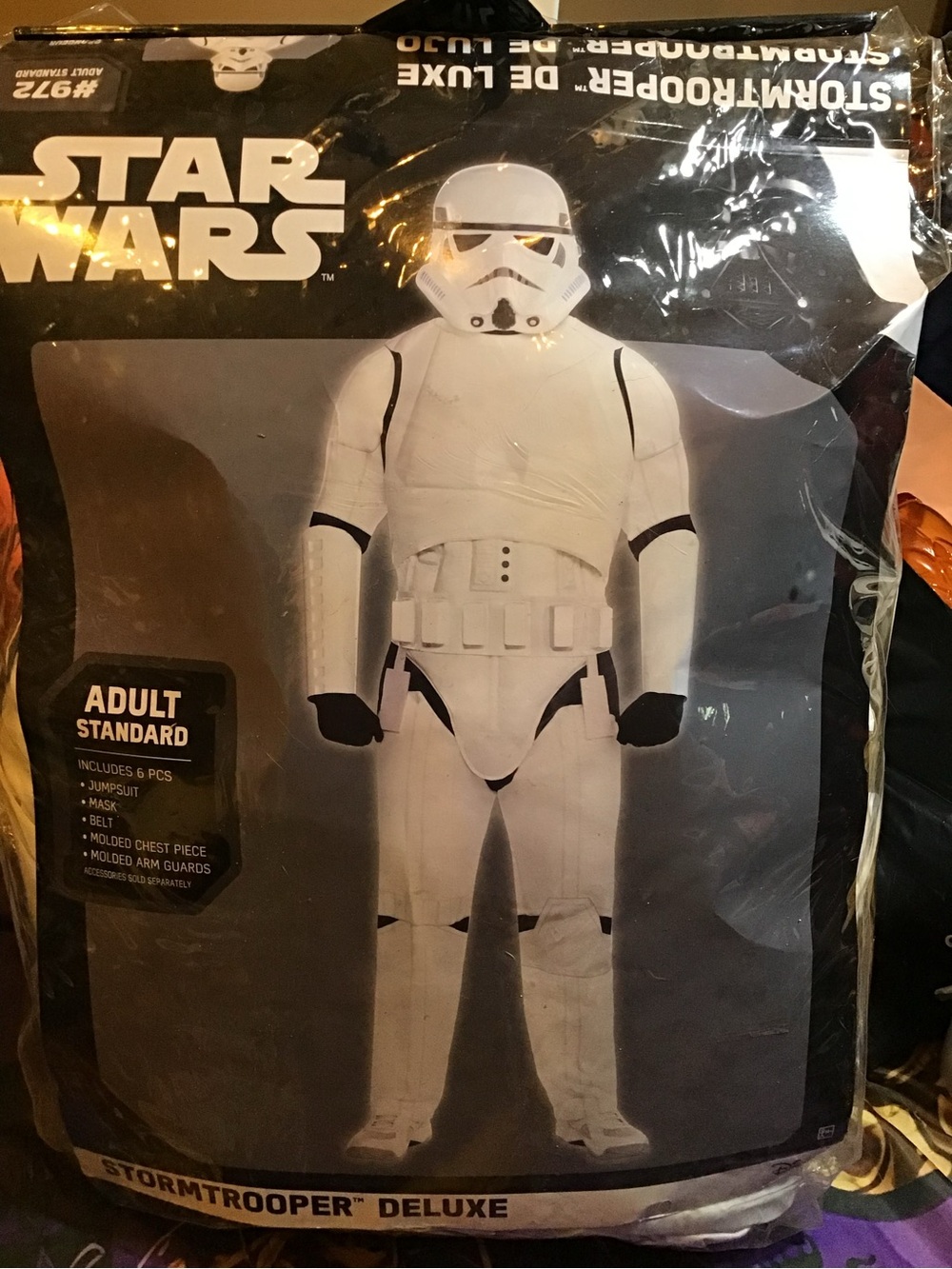 Star Wars stormtrooper deluxe adult costume adult standard up to 44